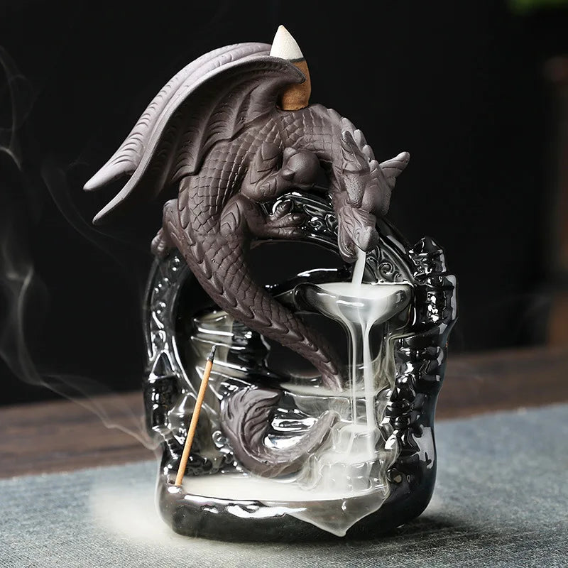 Porte encens dragon