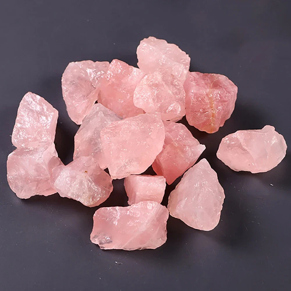 Quartz rose brut naturel