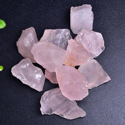 Quartz rose brut naturel