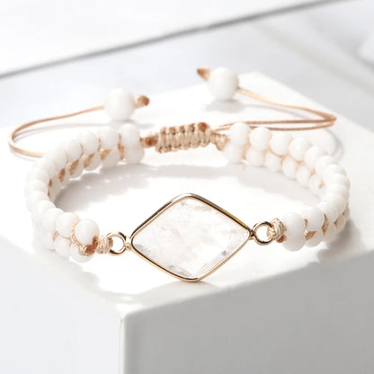 Bracelet Howlite blanche